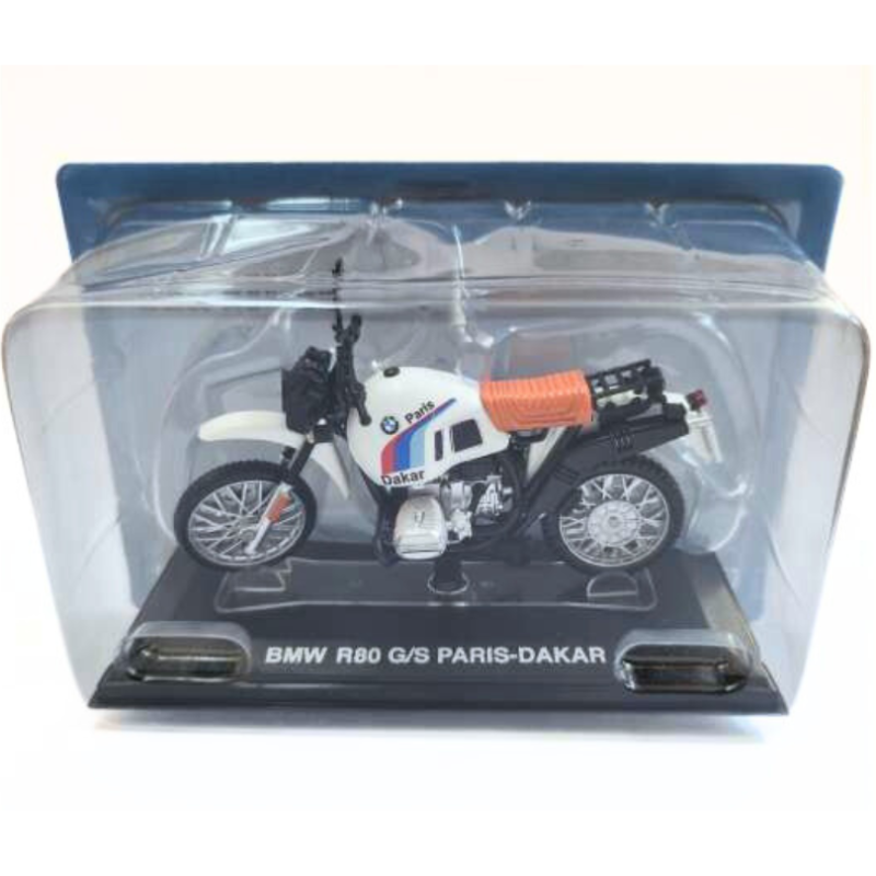 Macheta Motocicleta BMW R80 G/S Paris-Dakar - 1/24 Altaya