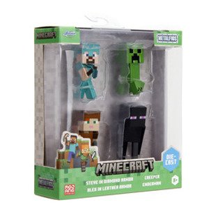 Set 4 figurine metalice Minecraft 5,5cm - Jada