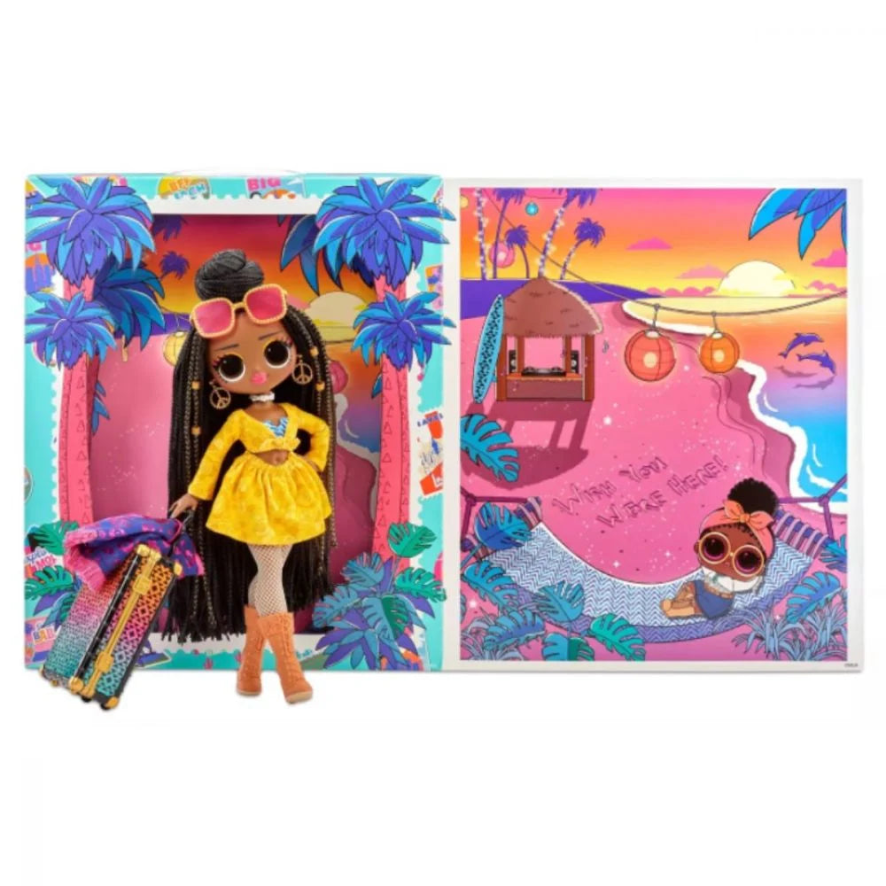 Papusa LOL Surprise OMG World Travel - Sunset cu 15 surprize