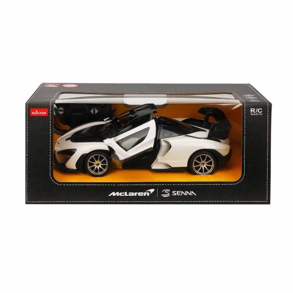 Mclaren Senna alb cu telecomanda - 1/14 Rastar