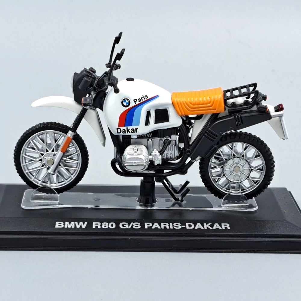 Macheta Motocicleta BMW R80 G/S Paris-Dakar - 1/24 Altaya
