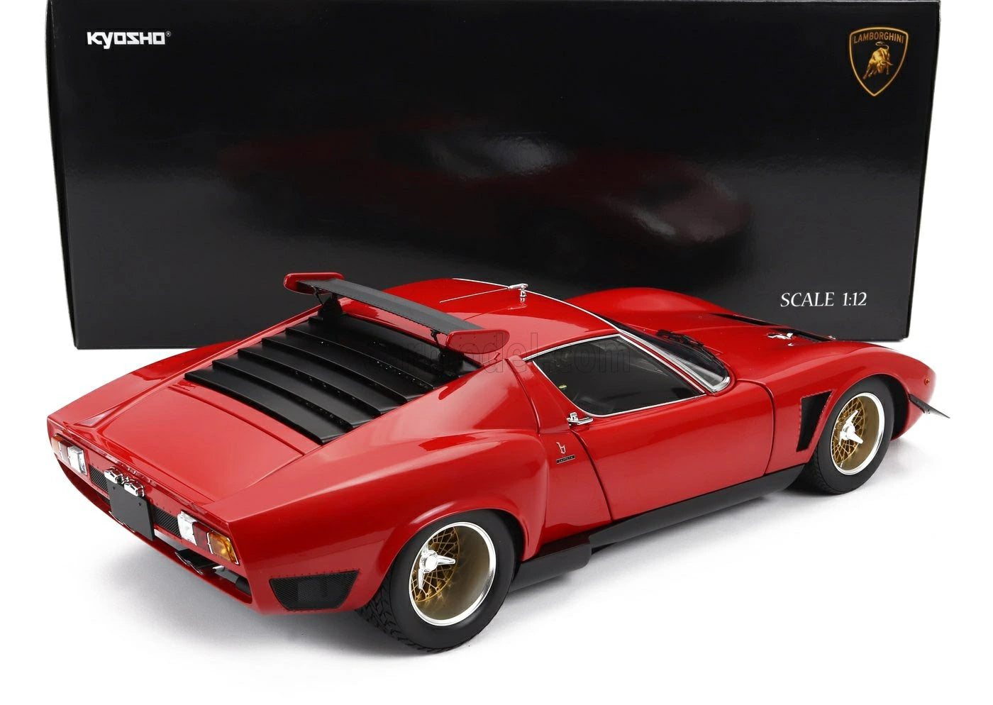 Lamborghini Miura SVR rosu/negru - 1/18 Kyosho