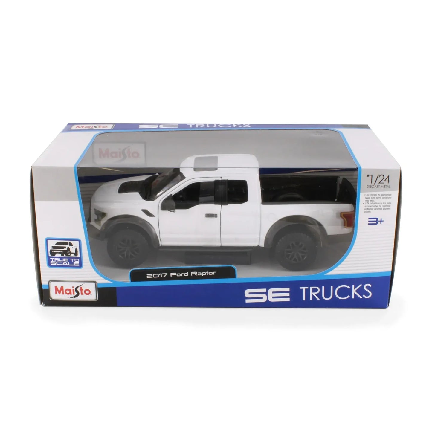 Ford Raptor 2017 alb - 1/24 Maisto