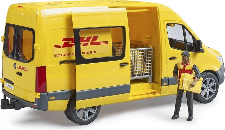 BRUDER 02671 - Mercedes Sprinter DHL cu sofer