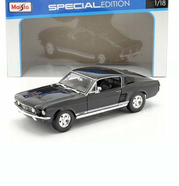Ford Mustang GTA 1967 Fastback negru - 1/18 Maisto