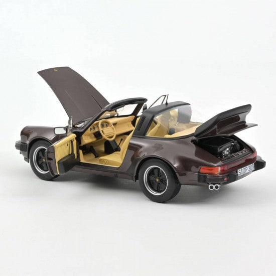 Porsche 911 Turbo Targa 3.3 1987 maro metalic - 1/18 Norev