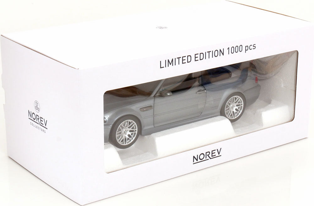 BMW M3 CSL 2003 gri 1000pcs - 1/18 Norev