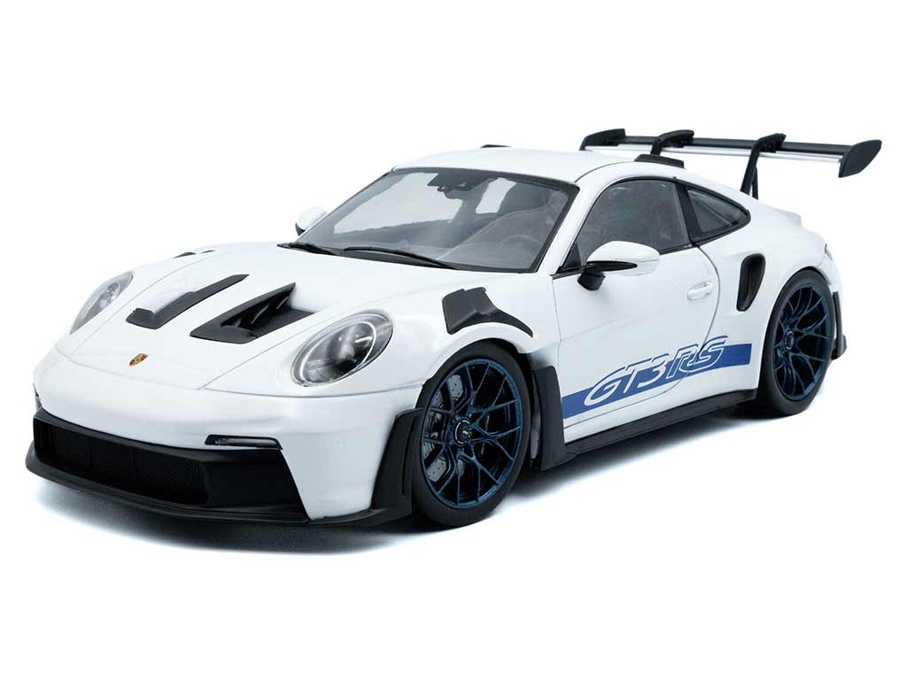 Porsche 911 GT3 RS alb/bleu - 1/18 Solido