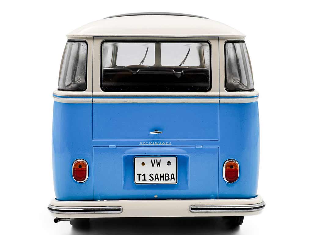 Volkswagen T1 Samba 1962 albastru/alb - 1/18 Solido