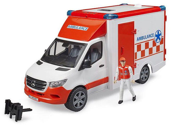 BRUDER 02676 - Ambulanta Mercedes Benz Sprinter cu paramedic