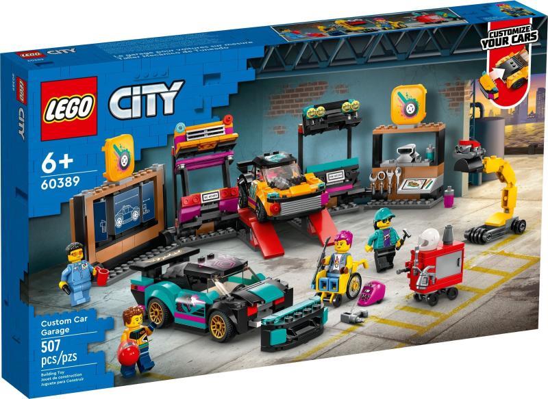 LEGO CITY 60389 - Service pentru personalizarea masinilor