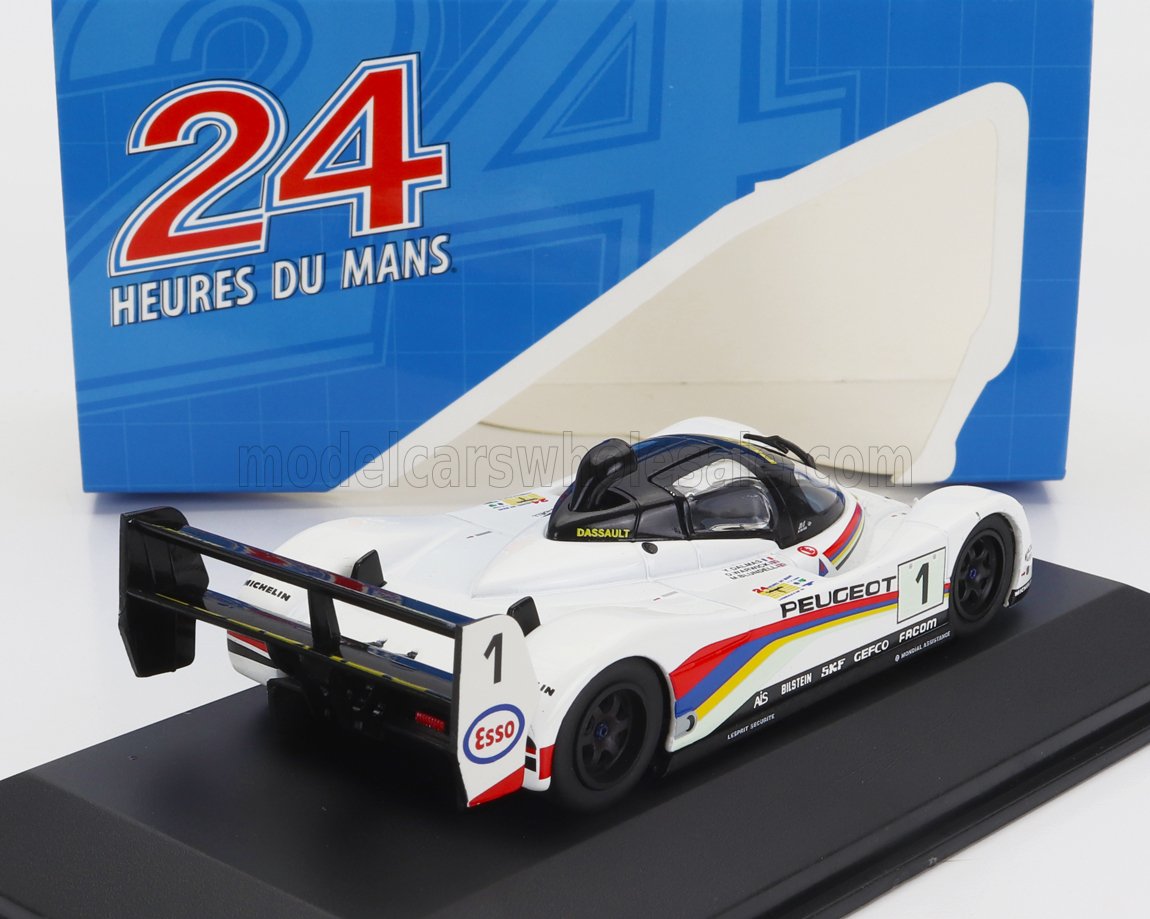 Peugeot 905 #1 Winner Le Mans 1992 cu vitrina plexiglass - 1/43 Ixo Models