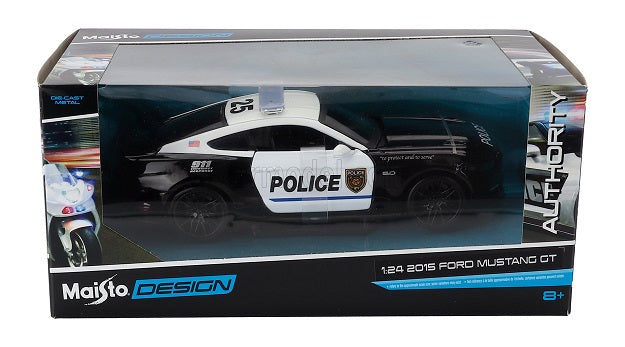 Ford Mustang GT 2015 Police - 1/24 Maisto Design