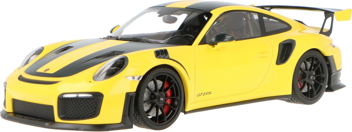 Porsche 911 GT2 RS 2018 galben Weissach package 1/600pcs - 1/18 Minichamps