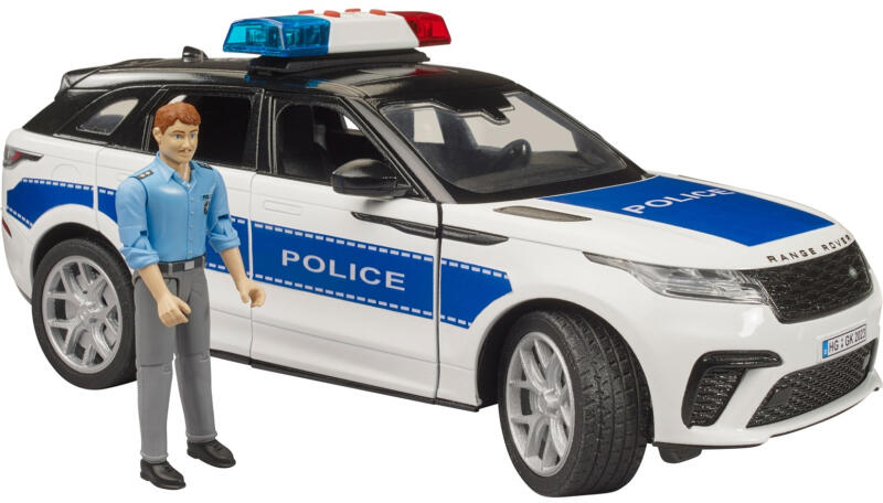 BRUDER 02890 - Masina de politie Range Rover Velar cu figurina politist