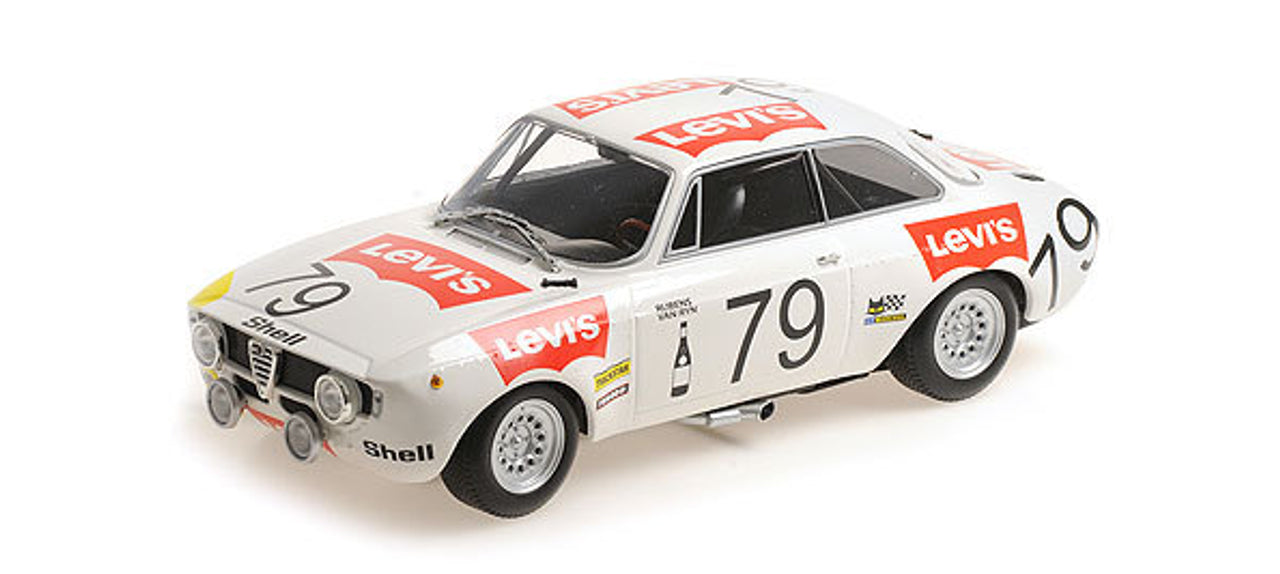 Alfa Romeo 1300 GTA Spa 24h 1971 - 1/300pcs - 1/18 Minichamps