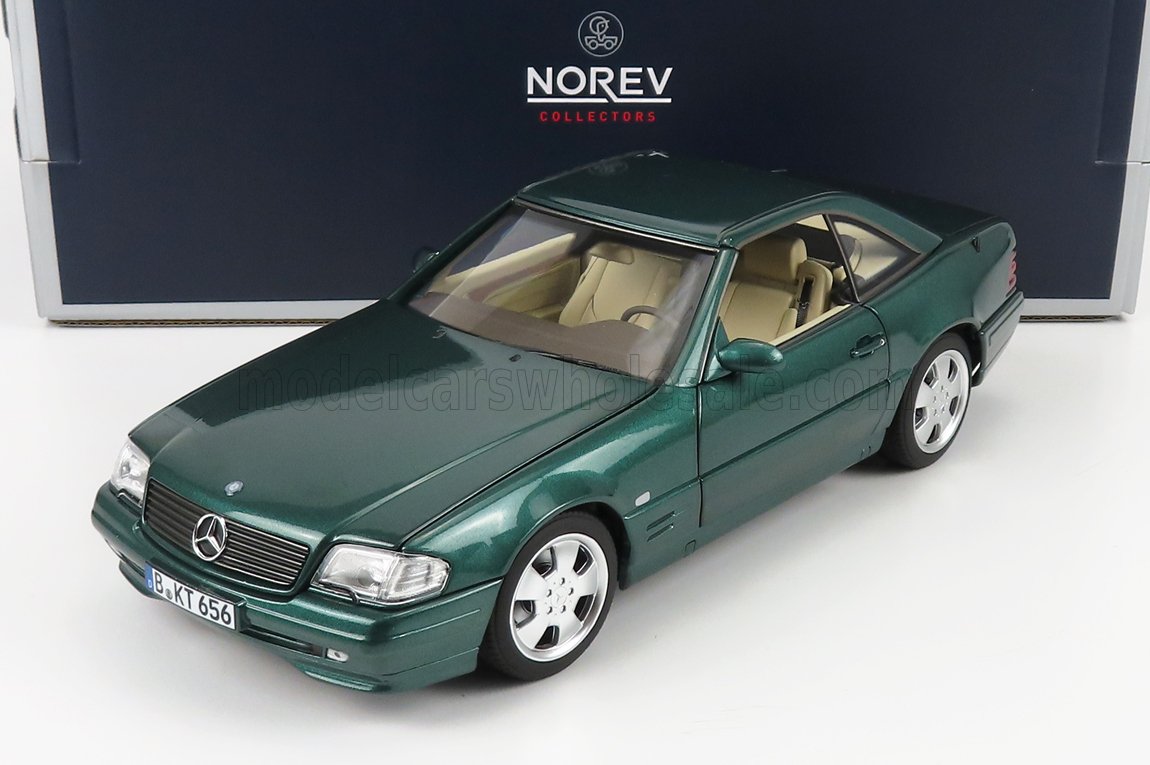 Mercedes-Benz SL500 1999 verde - 1/18 Norev