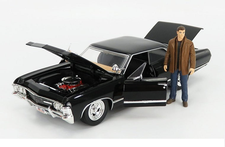 Chevrolet Impala SS Sport Sedan 1967 cu figurina Dean Winchester - 1/24 Jada