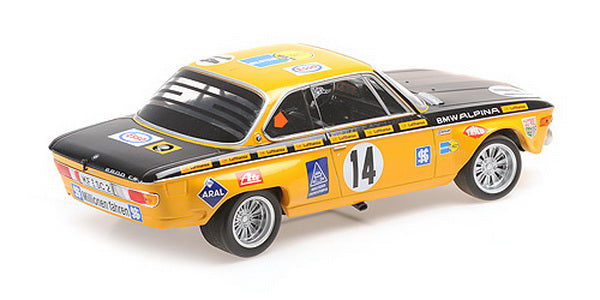 BMW 2800 CS Bmw Alpina Kelleners/Huber Winners 24h Spa 1970 1/564pcs - 1/18 Minichamps