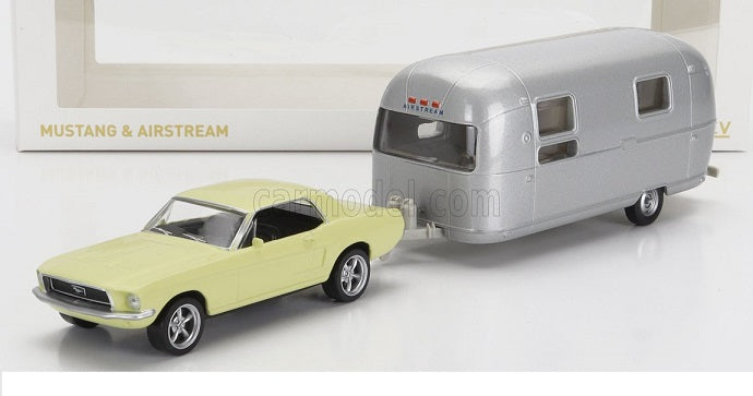 Ford Mustang 1968 galben si rulota - 1/43 Norev