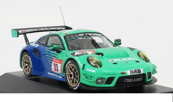 Porsche 911 GT3 R #33 24H Nurburgring 2020 cu vitrina plexiglass - 1/43 Ixo Models