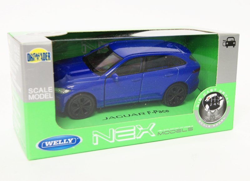 Jaguar F-Pace albastru - 1/34 Welly