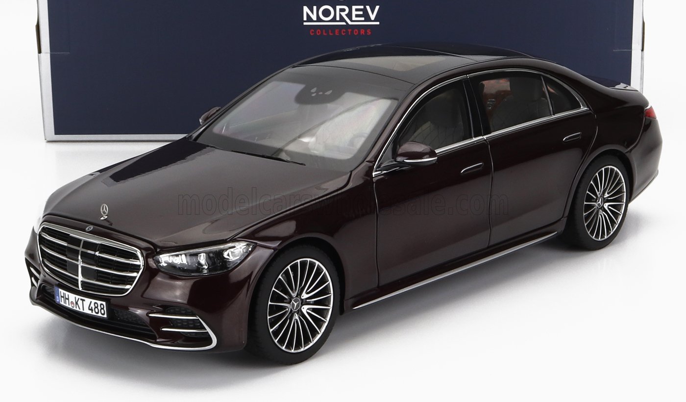 Mercedes-Benz S-Class AMG-Line 2021 red metallic - 1/18 Norev