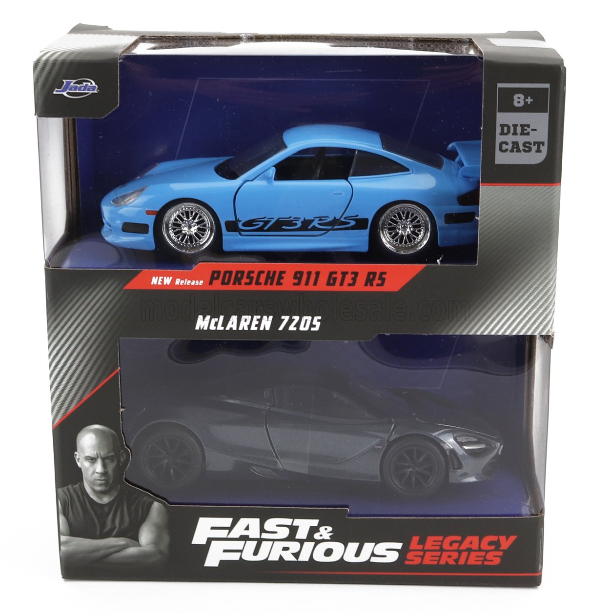 Set 2 machete Porsche 911 Gt3 Rs si McLaren 720s Fast&Furious- 1/32 Jada