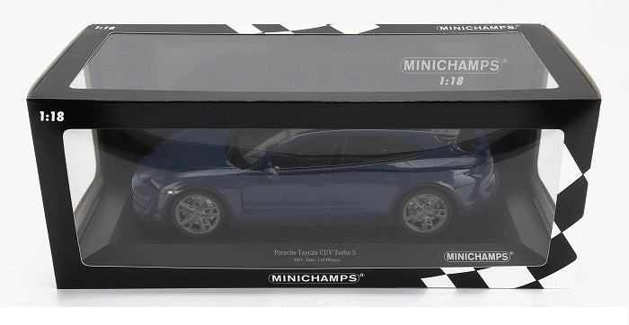 Porsche Taycan CUV Turbo S 2021 albastru 1/480pcs - 1/18 Minichamps
