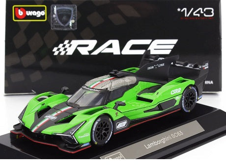 Lamborghini SC63 #63 2023 cu vitrina plexiglass - 1/43 Bburago