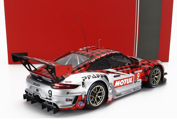 Porsche 911 GT3 R Winner GTD Class 24h Daytona 2022 #9 - 1/18 IxoModels
