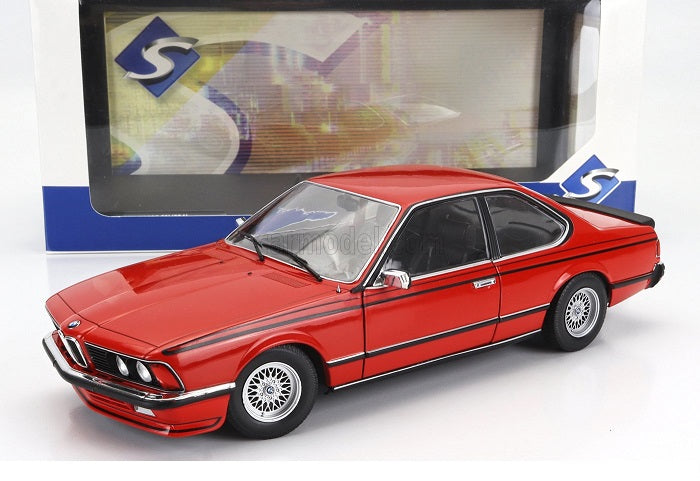 BMW 635 Csi E24 rosu 1984 - 1/18 Solido