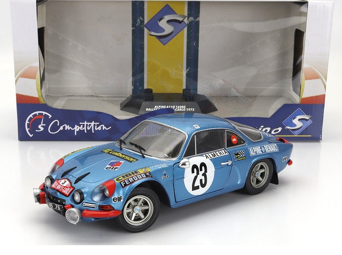 Alpine A110 1600S Rallye de Monte-Carlo 1972 - 1/18 Solido
