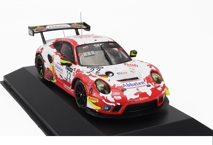 Porsche 911 GT3 R #22 24h Spa 2020 cu vitrina plexiglass - 1/43 IxoModels