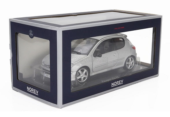 Peugeot 206 RC 2003 argintiu - 1/18 Norev