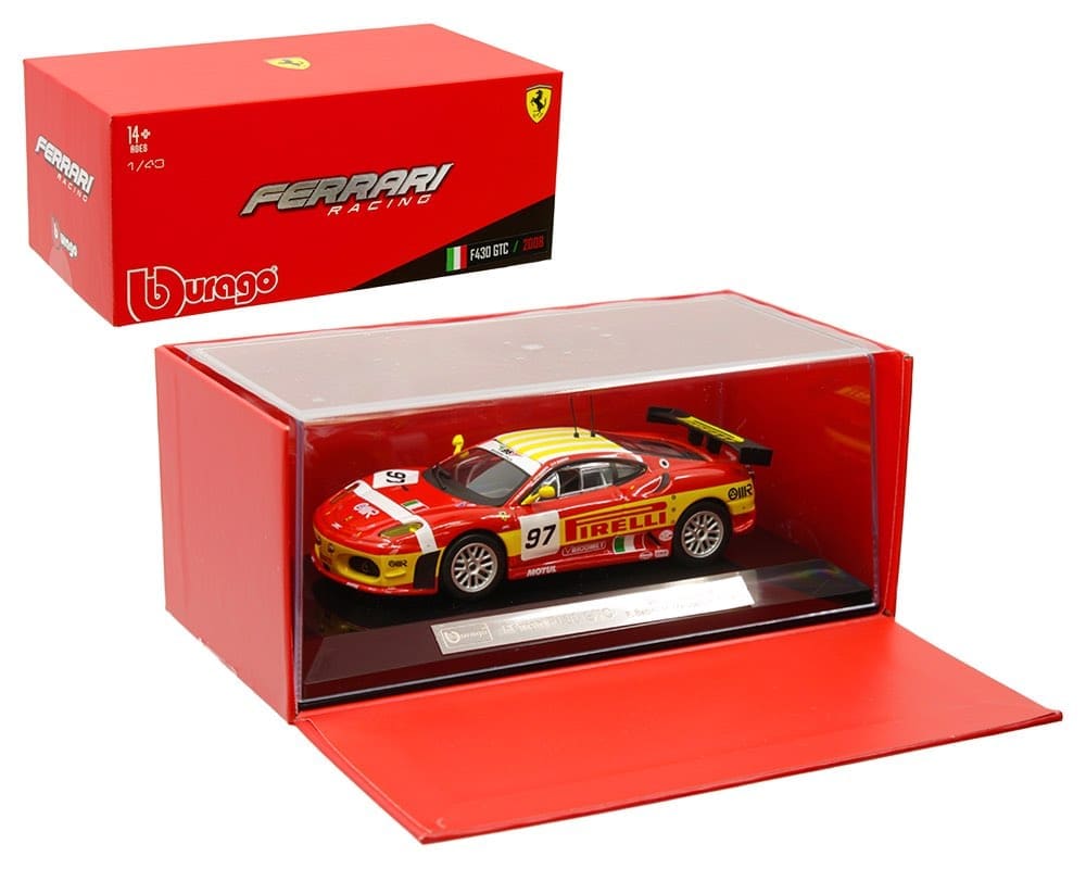 Ferrari F430 Gtc 2008 #97 cu vitrina plexiglass - 1/43 Bburago Signature