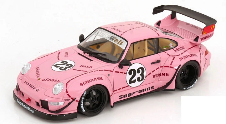 Porsche RWB Sopranos 2020 roz - 1/18 Solido