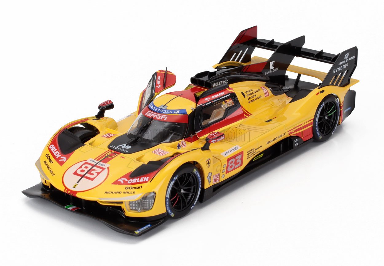 Ferrari 499P #83 24H Lemans 2024 Kubica - 1/24 Bburago
