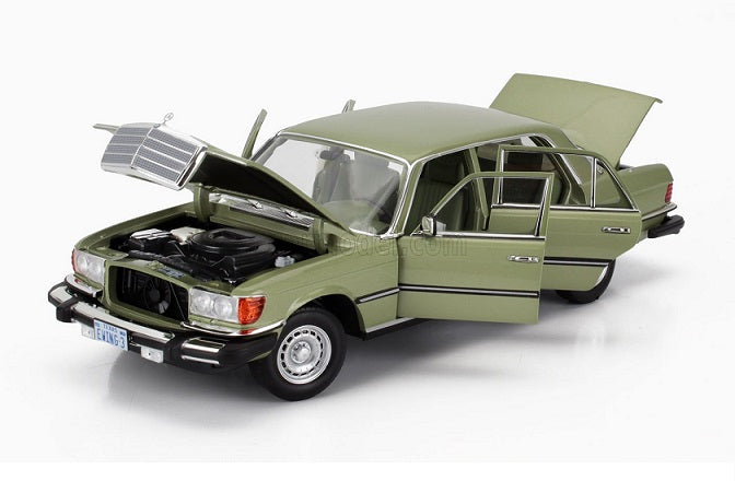 Mercedes-Benz 450 SEL US-Version 1979 silvergreen metallic - 1/18 Norev