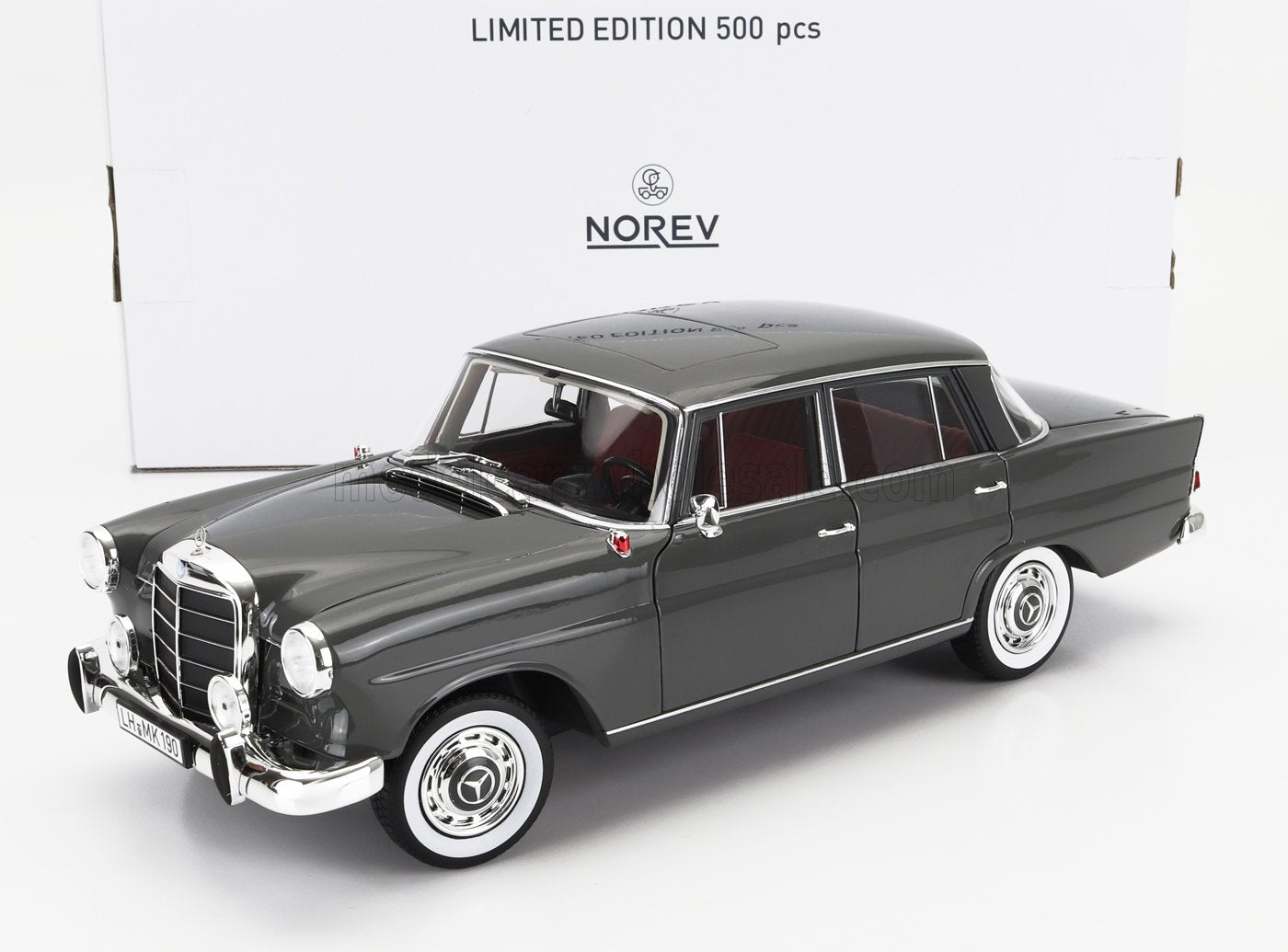 Mercedes-Benz 190D 1964 gri 500pcs - 1/18 Norev