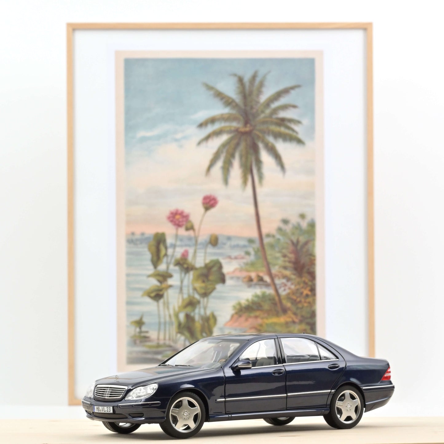 Mercedes-Benz S55 AMG 2000 bleumarin - 1/18 Norev