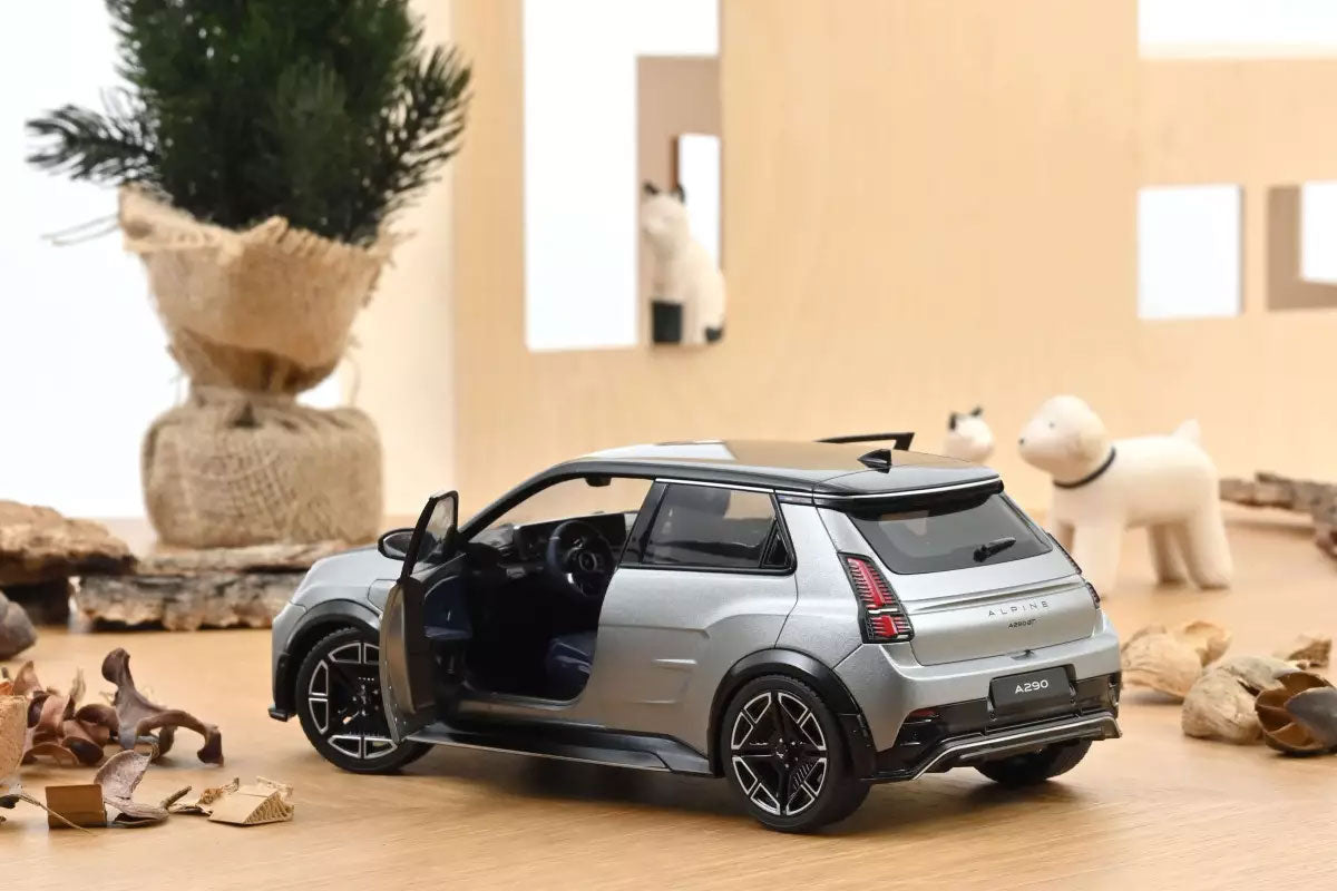 Alpine A290 GT 2025 gri mat/negru - 1/18 Norev