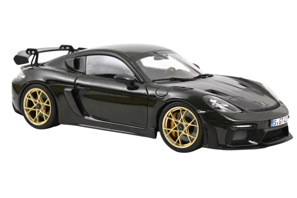 Porsche Cayman GT4 RS 2023 weissach pach brewstergreen - 1/18 Norev