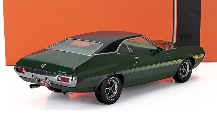 Ford Gran Torino Sport 2-Door 1972 verde inchis - 1/18 Ixo Models