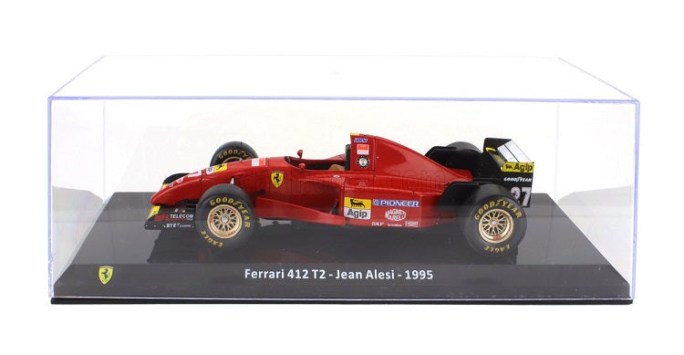 Formula 1 Ferrari 412 T2 - Jean Alesi 1995 #27 cu vitrina plexiglass - 1/24 Premium Collectibles