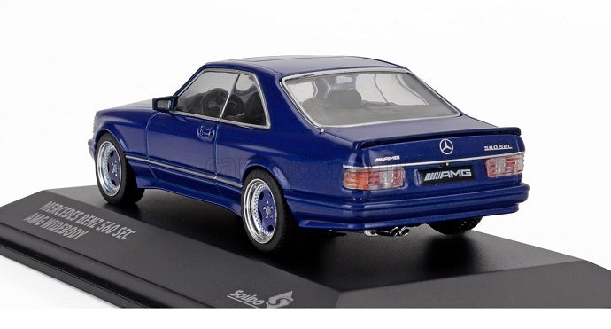 Mercedes-Benz 560 Sec Amg widebody albastru - 1/43 Solido