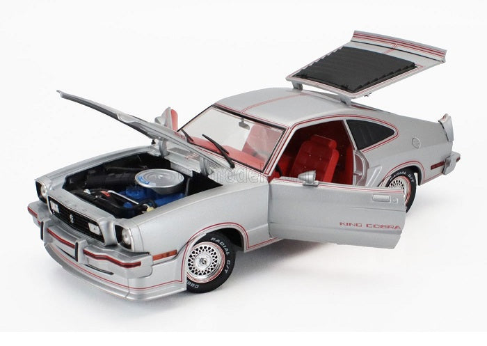 Ford Mustang 2 King Cobra 1978 argintiu - 1/18 Greenlight