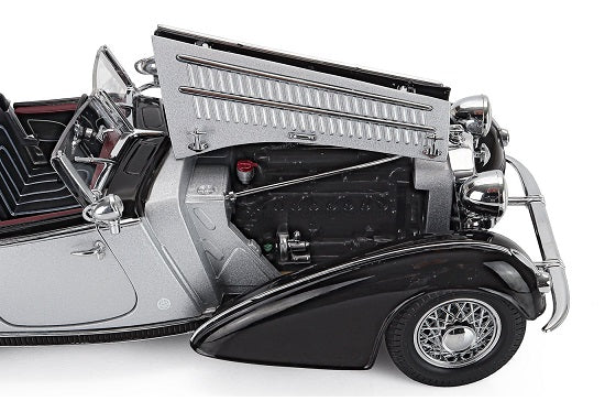 Horch 855 Roadster 1939 negru/argintiu - 1/18 Sun Star