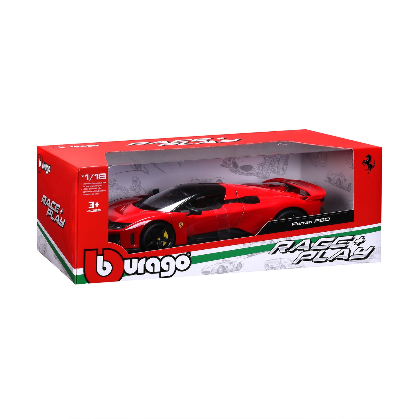 Ferrari F80 rosu - 1/18 Bburago