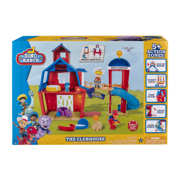 Set de joaca cu figurine si accesorii Dino Ranch - Clubhouse